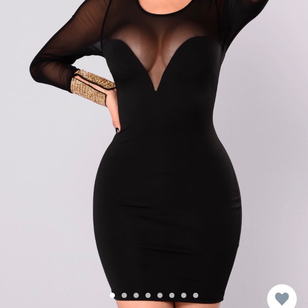 Fashion nova mesh dress